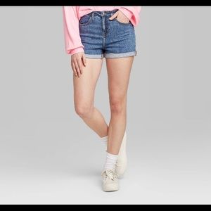 Wild Fable Womens High rise jean shorts